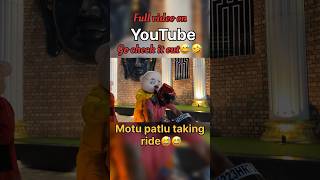 Motu patlu taking ride 😅😅/ public reaction 😅/ #bikelover #reaction #bikereactions