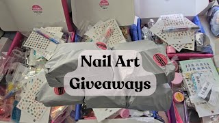 Pack & Organize Giveaway Boxes With Me | #NailArt