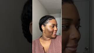 How to style Hair reverting from a blow out #naturalhair #protectivestyles #4bhair #naturalhaircare