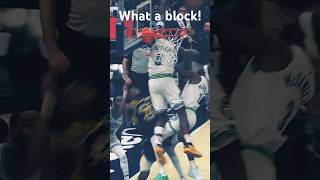 Crazy block by Anthony Edwards #viral #viralvideo #shortvideo #ballislife #basketball #video