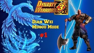 Dynasty Warriors 3: Dian Wei Musou Mode Part 1 [The Battle at Hu Lao Gate] (Wei)