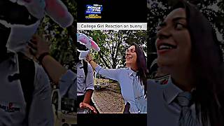 @08shashank 😛💥 College girl reaction on bunny halmet 😍💥😛|#shorts #bike #motorcycle #viral #funny