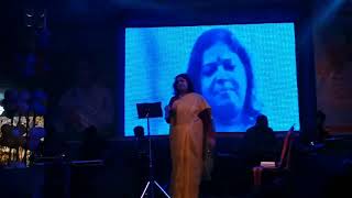 ওঠো ওঠো সূর্যাই রে | Lata Mangeshkar ||  Live singing on stage by Mohona gangopadhayay || Saptasur