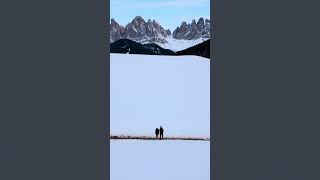 Dolomites @ig.travelbook #droneshots #dolomites #odle #cinematic #winter