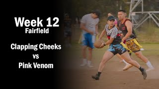 Clapping Cheeks vs Pink Venom - Fairfield Wednesday Oztag Mixed OPENS Div 2 - Week 12