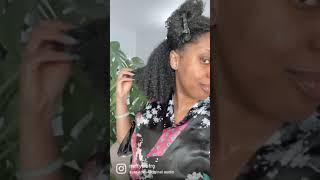 4A NATURAL HAIR ROUTINE   Wash Day Transformation #shorts