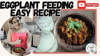 how to cook eggplant feeding easy recipe |tutorial cooking| step by step