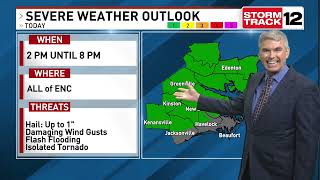 NC Meteorologist Les Still Is Tracking Strong Storms And Possible Flooding