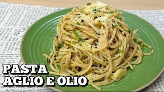 EASIEST PASTA YOU CAN MAKE! PASTA AGLIO E OLIO | HUNGRY MOM COOKING