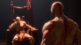 Kratos confront his younger self God of War Ragnarok