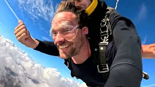 Steven First Skydive! Tandem Jump from 10000 feet at iJump Gran Canaria