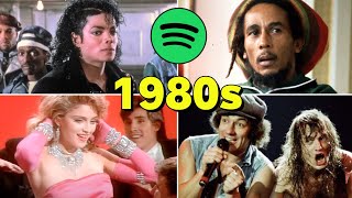 Top 200 Most Streamed 1980s Songs! (Spotify) 1980 - 1989