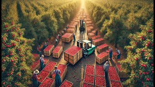 Billions Of Cider Apples Are Harvested This Way In America 2024 -  Apple Farming