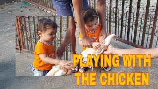 PHILIPPINE VACATION: TYLER PLAYING WITH THE CHICKEN