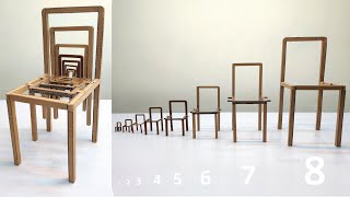 Illusion Chair - How to make Chair That contains More Chairs