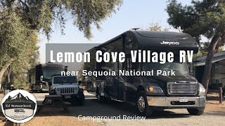 Lemon Cove Village RV Park Review - outside Sequoia National Park