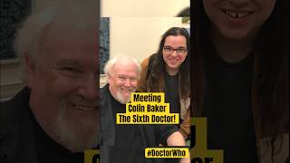 Meeting The Sixth Doctor! Colin Baker! #doctorwho #colinbaker