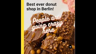 MUST VISIT IN BERLIN !!! Craziest donut shop in Berlin | Royal donuts