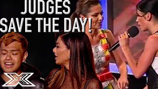 Judges SAVE X Factor UK Auditions! | X Factor Global