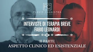 Psicoterapia e problemi esistenziali - Fabio Leonardi 2 - Parliamo di Terapia Breve