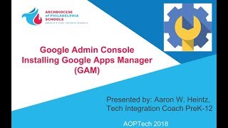 Install Guide for Google Apps Manager (GAM)