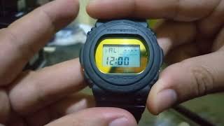 Cómo activar o desactivar la señal horaria (sonido bip de cada hora) en el reloj G-Shock DW-5700BBMB