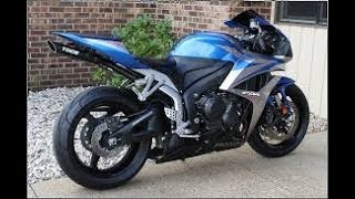 Honda CBR 600 exhaust sound and acceleration compilation