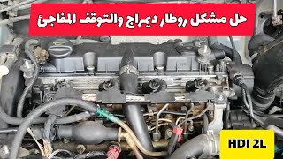 روطار ديمراج وفشل سرعة موطور  و توقف المفاجئ pegout HDI 2L