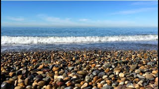 The evening breath of the ocean. The sounds of nature. Relaxation and sleep