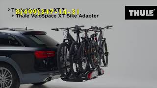 Велобагажник на фаркоп Thule VeloSpase XT3 939 (обзор,установка)