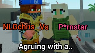 arguing with a pronstar..