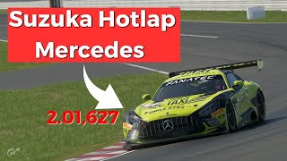 Gran Turismo 7: Suzuka Hotlap in the Mercedes Gr.3