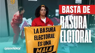 Alzamos la voz en contra de la basura electoral