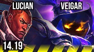 LUCIAN & Rell vs VEIGAR & Senna (ADC) | 13/3/2 | EUW Master | 14.19