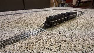 Running my new O-Gauge train!!!