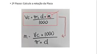 Usinagem - Cálculo para a seleção da rotação da placa (rpm)