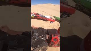 Glamis Dirtbike Crash Knocked out Cold