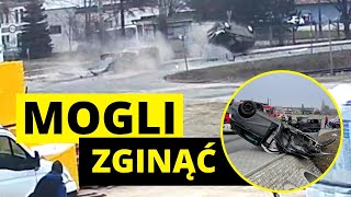 Dramatyczny wypadek na skrzyżowaniu. Kierowca volvo wymusił pierwszeństwo!