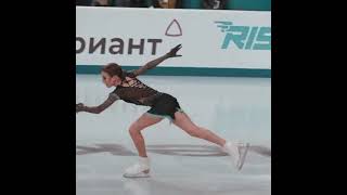 @d usacheva  🇷🇺   • 3Lz+Euler+3Sal   gorgeous       Follow @art figureskating for more!!💫      #f