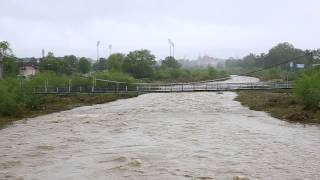 Nowy Sącz - Kamienica - powódź maj 2014