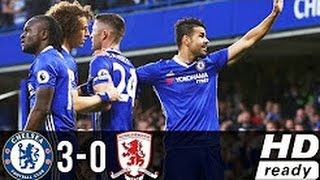 Chelsea vs Middlesbrough 3-0 All Goals Full HD Extended Highlights 08/05/2017