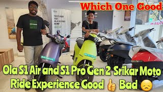 Ola S1 Air and Ola S1 Pro Gen 2 My First Ride Experience