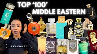 Ranking My TOP 100 Middle Eastern Fragrances In My Collection! Lattafa, Paris Corner, Rasasi ......