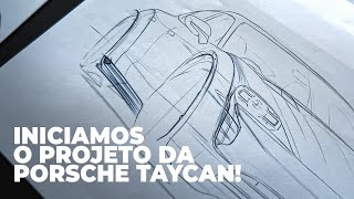 SAIU O PRIMEIRO ESBOÇO DA PORSCHE DO LUCAS LIRA (INVENTO NA HORA) EP 2