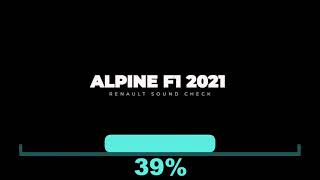 Alpine F1 2021 Engine Sound Check - Renault F1 2021 Engine Sound