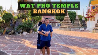 Vlog at the Amazing Wat Pho, The Temple of the Reclining Buddha, Bangkok