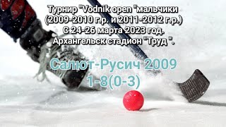 Салют-Русич 2009. Счёт 1-8(0-3). 24 марта 2023 год.