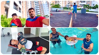 Aaj Humne Swimming Kiya | Gym Lover | Dubai life |Vlog | @abu007vlogs