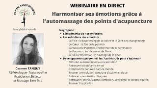 Harmoniser ses émotions grâce à l’automassage des points d’acupuncture