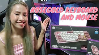 ROSEGOLD MM711  + CK550  (SAKURA THEME LIMITED EDITION)| COOLER MASTER